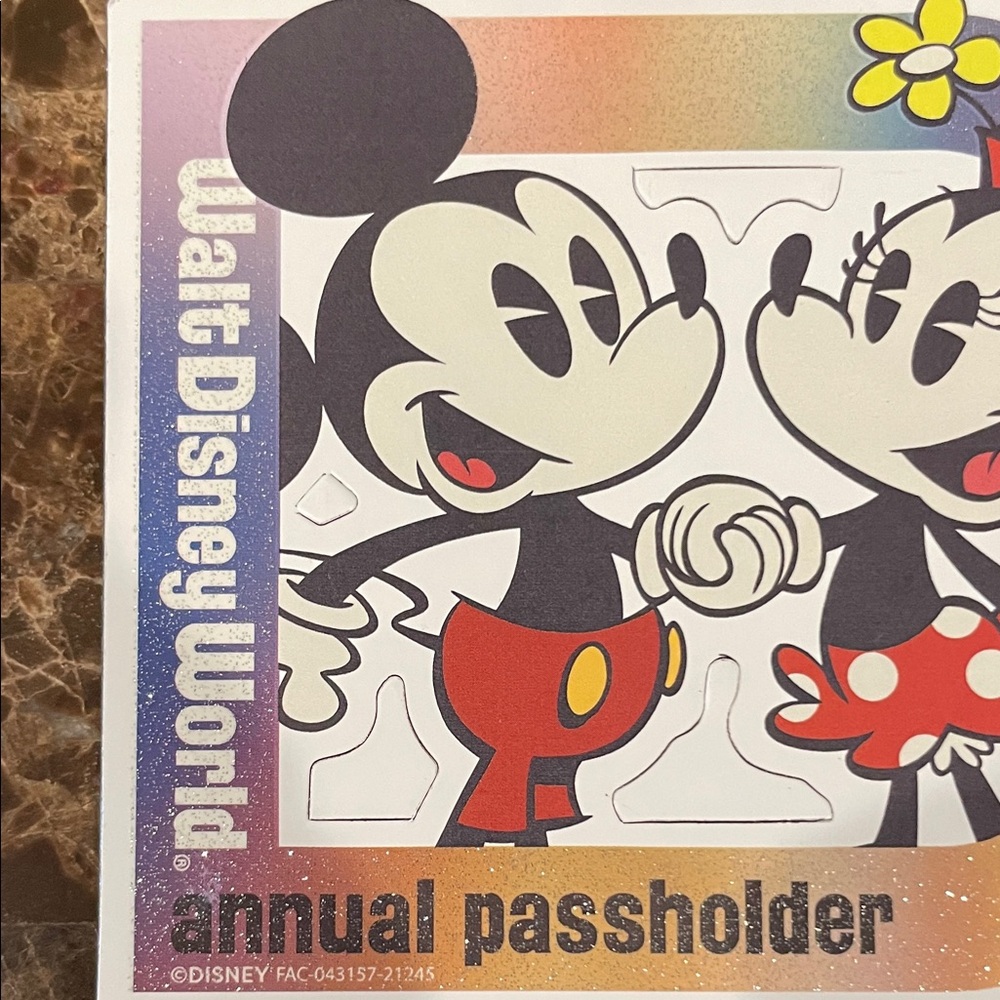 Disney Mickey and Minnie Passholder Magnet - Picture 4 of 5